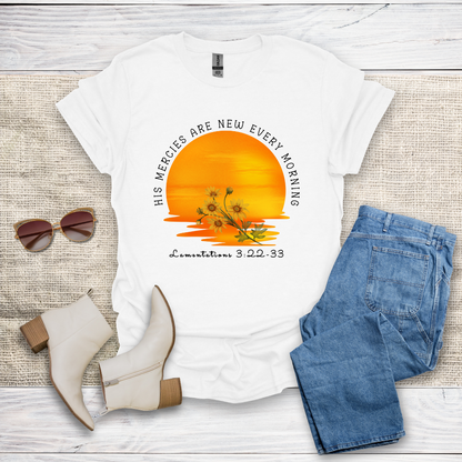 His Mercies Are New T-Shirt SST326V4