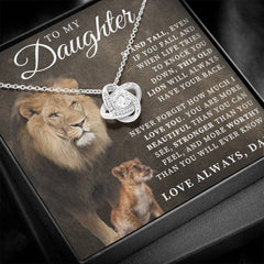 Stand Tall: Necklace Gift Set for Daughter