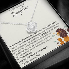 My Pride and Joy: Necklace Gift Set for Daughter