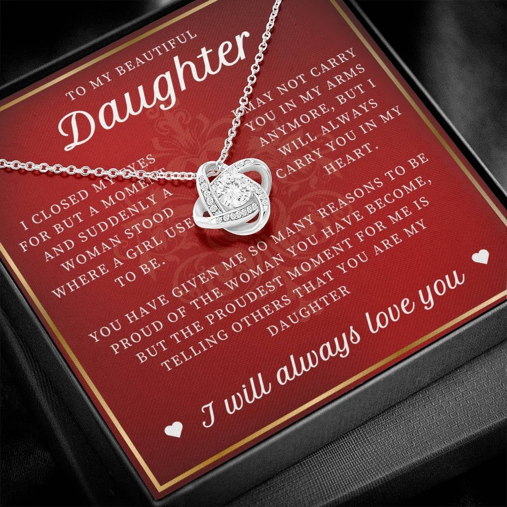 Proud Daughter: Necklace Gift Set for Daughter