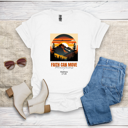 Faith Can Move Mountains Unisex Softstyle T-Shirt - SST305V3