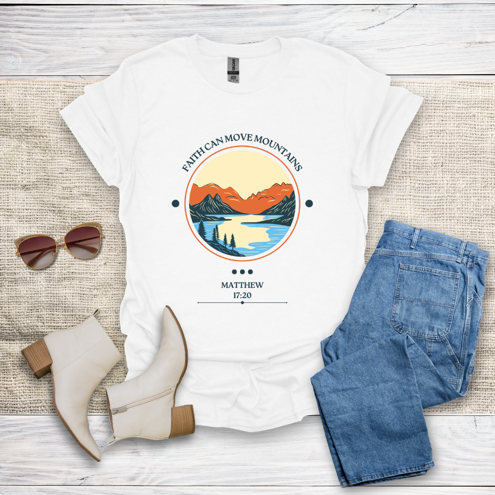 Faith Can Move Mountains Unisex Softstyle T-Shirt - SST305V2