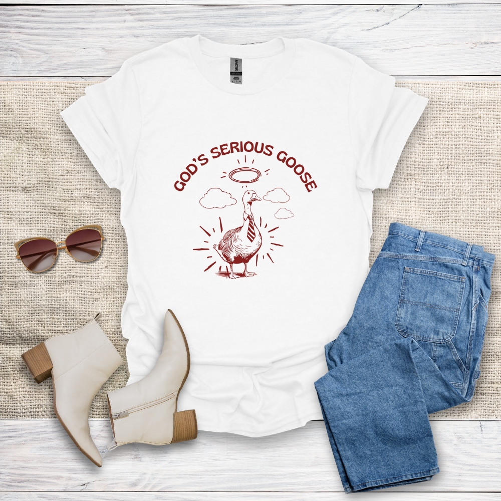 God's Serious Goose Unisex Softstyle T-Shirt - SST302
