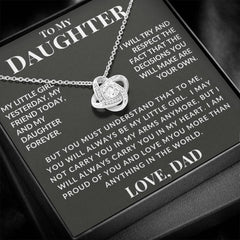 Forever My Little Girl: Necklace Gift Set for Daughter