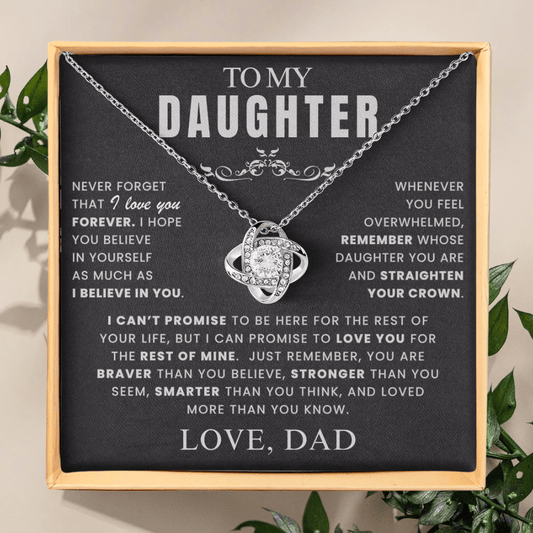 Believe and Blossom Daughter Necklace Gift Set