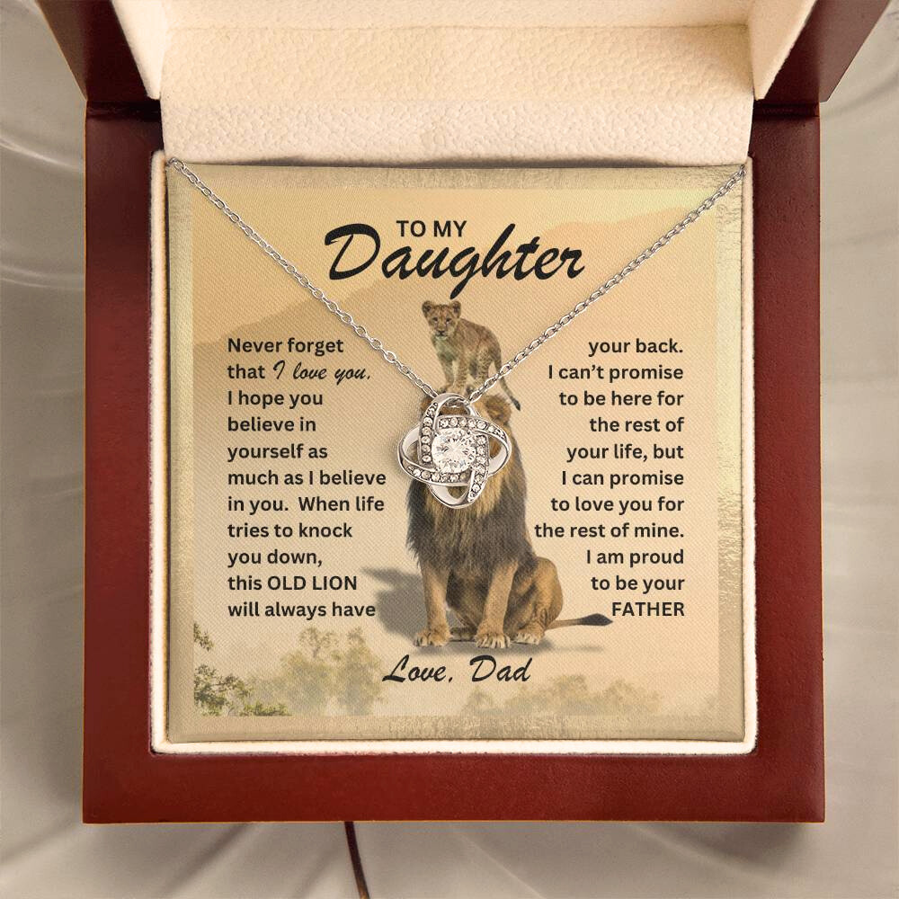 Old Lion's Love: Necklace Gift Set for Daughter