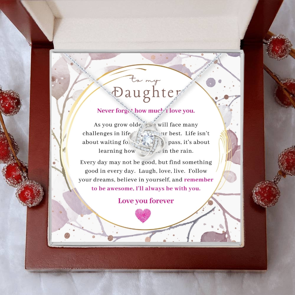 Unwavering Love: Necklace Gift Set for Daughter