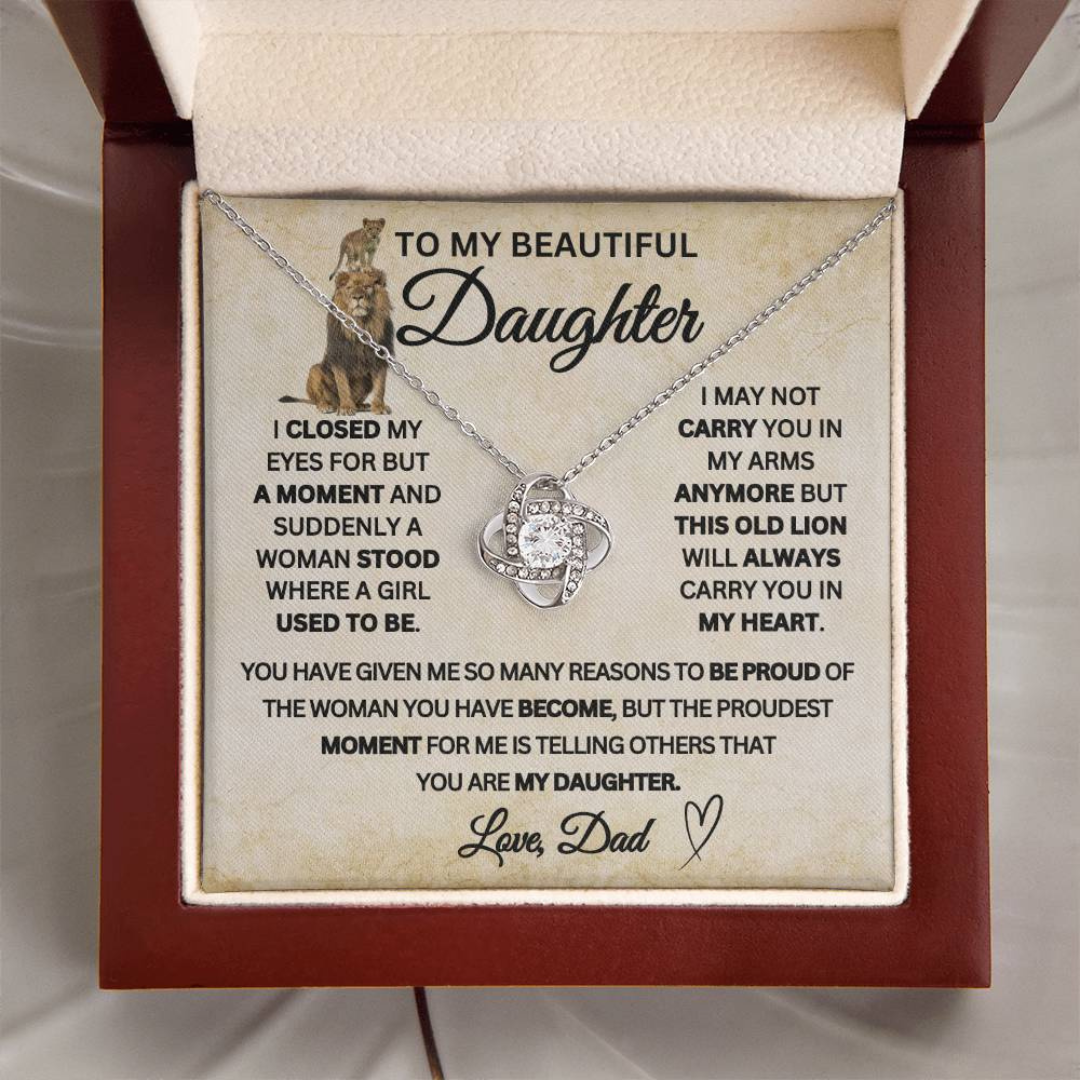 But A Moment Daughter Necklace Gift Set