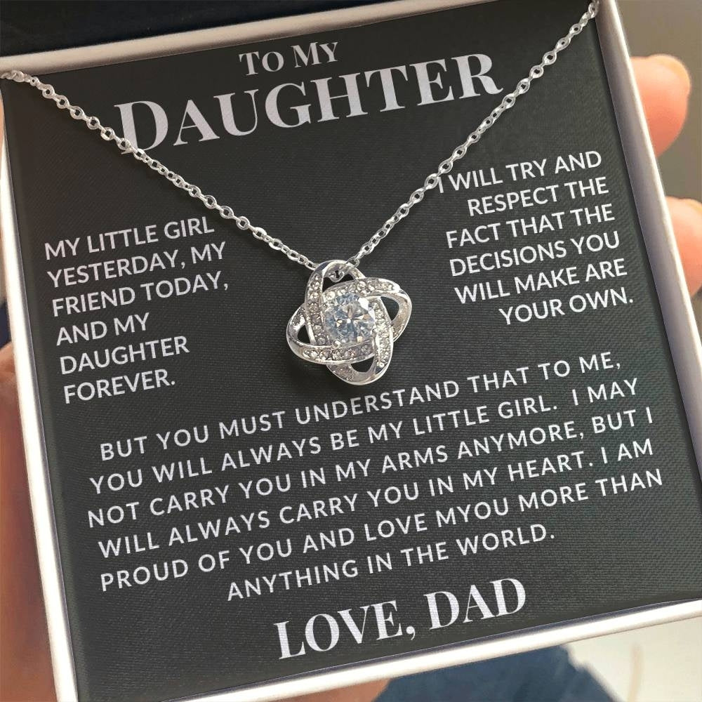 Forever My Little Girl: Necklace Gift Set for Daughter