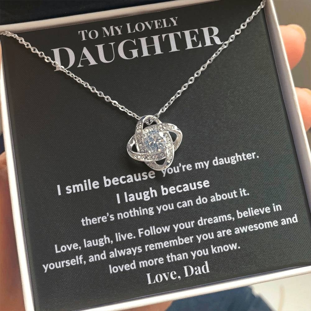 Smile and Laugh: Necklace Gift Set for Daughter