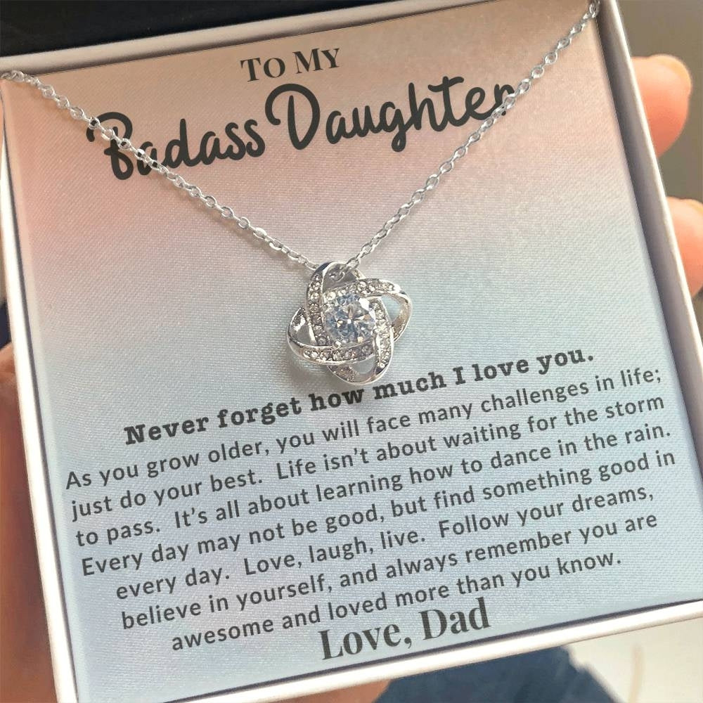 Empowered Daughter: Necklace Gift Set for Daughter