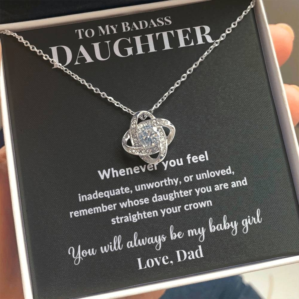 Straighten Your Crown: Necklace Gift Set for Daughter