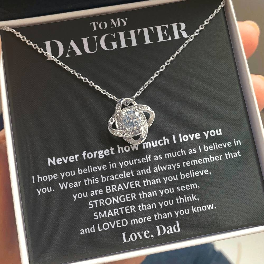 Believe in Yourself: Necklace Gift Set for Daughter