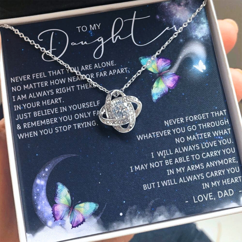 Eternal Love: Necklace Gift Set for Daughter