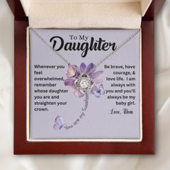 Be Brave Daughter Necklace Gift Set