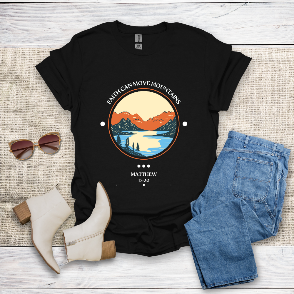 Faith Can Move Mountains Unisex Softstyle T-Shirt - SST305V2