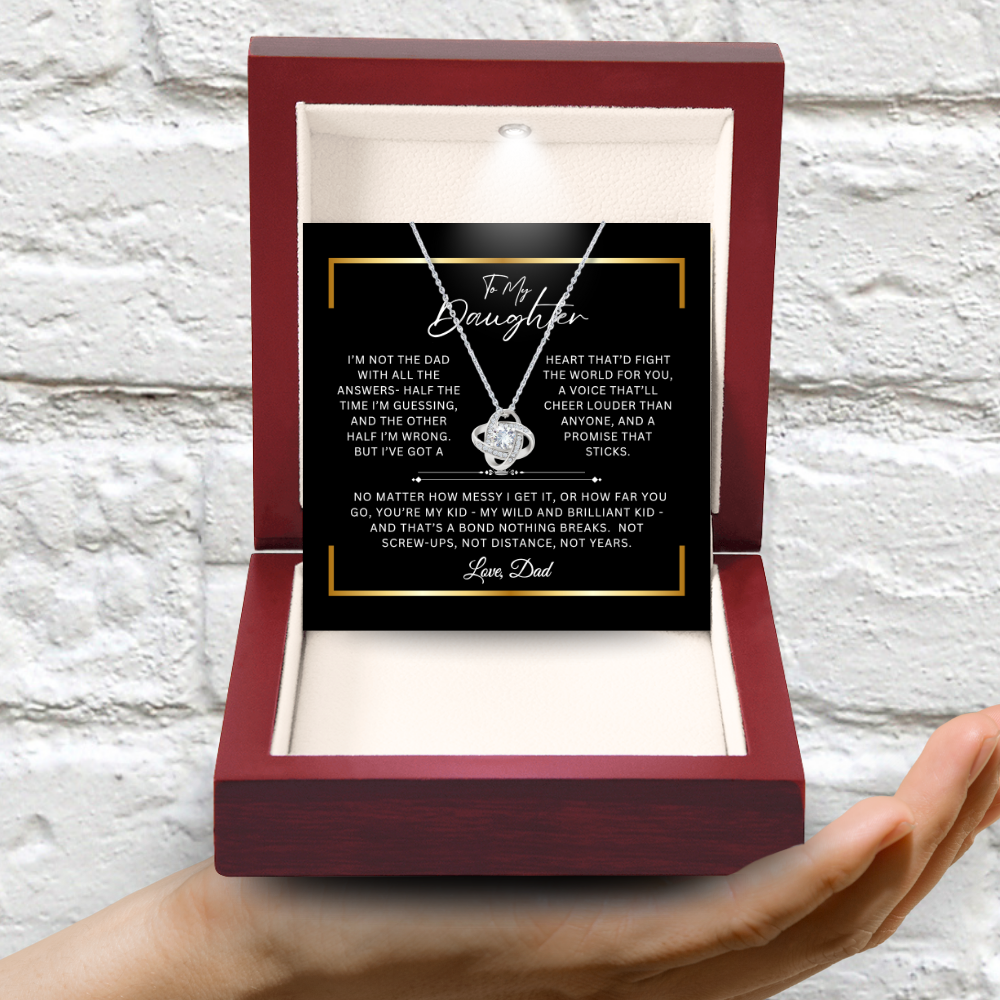 To My Daughter - Unbreakable Bond Necklace Gift Set - SS1020