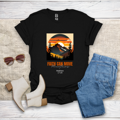 Faith Can Move Mountains Unisex Softstyle T-Shirt - SST305V3