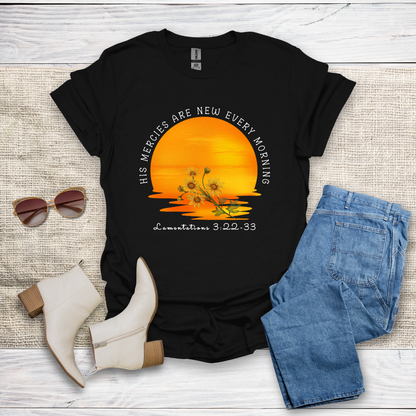 His Mercies Are New T-Shirt SST326V4