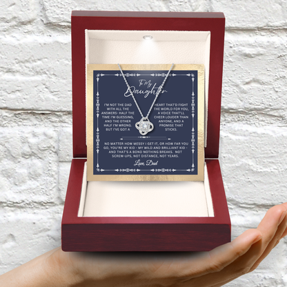 To My Daughter - Unbreakable Bond Necklace Gift Set - SS1050