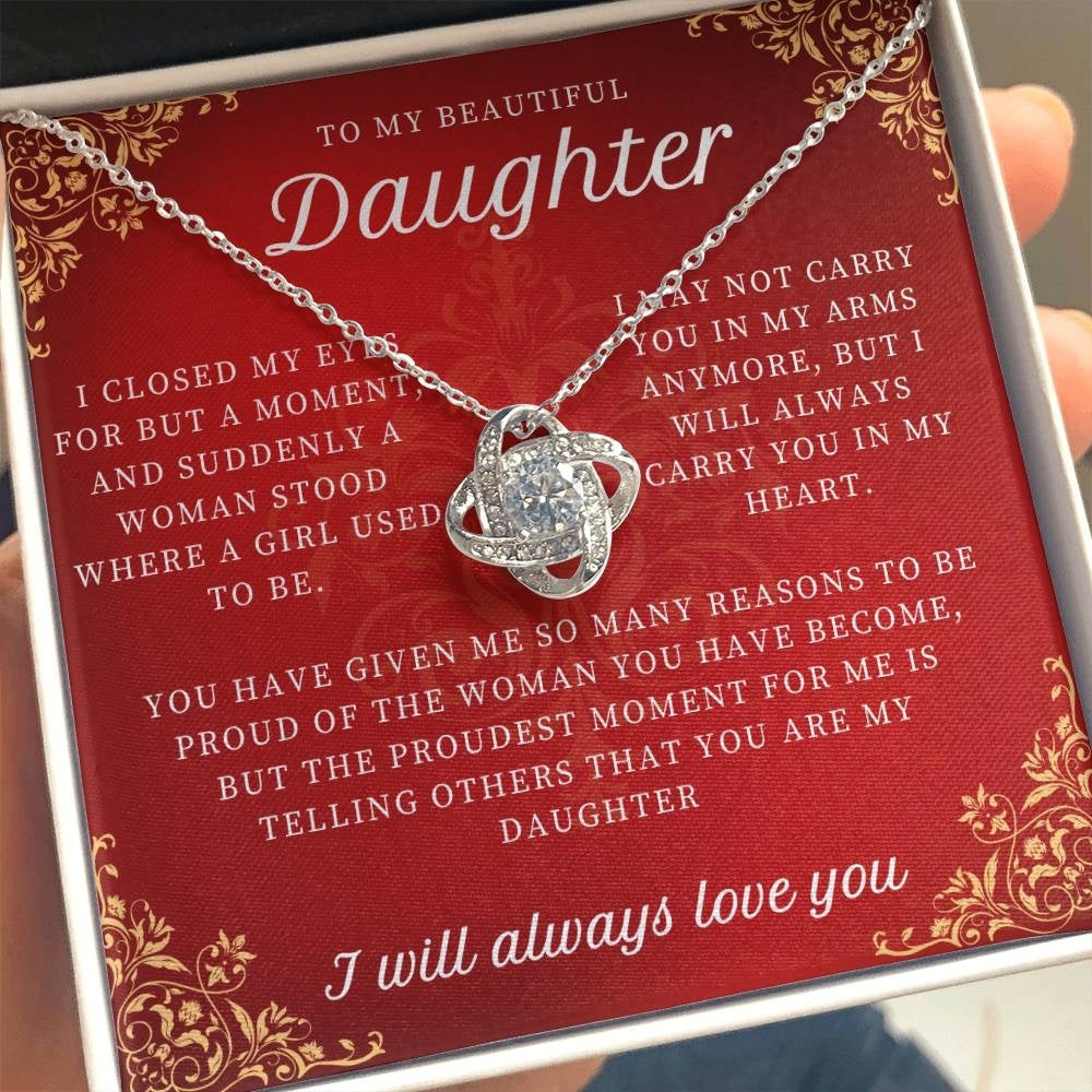 Proud Moment: Necklace Gift Set for Daughter