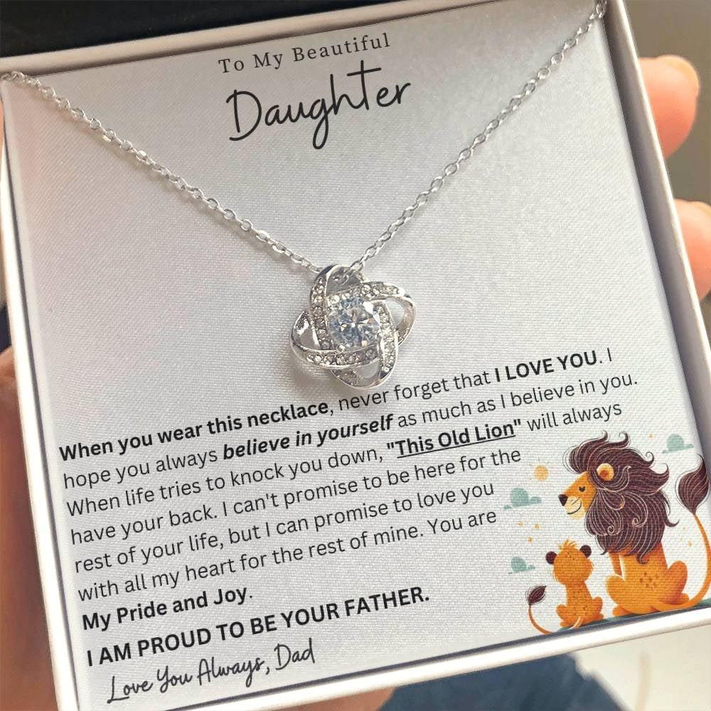 My Pride and Joy: Necklace Gift Set for Daughter