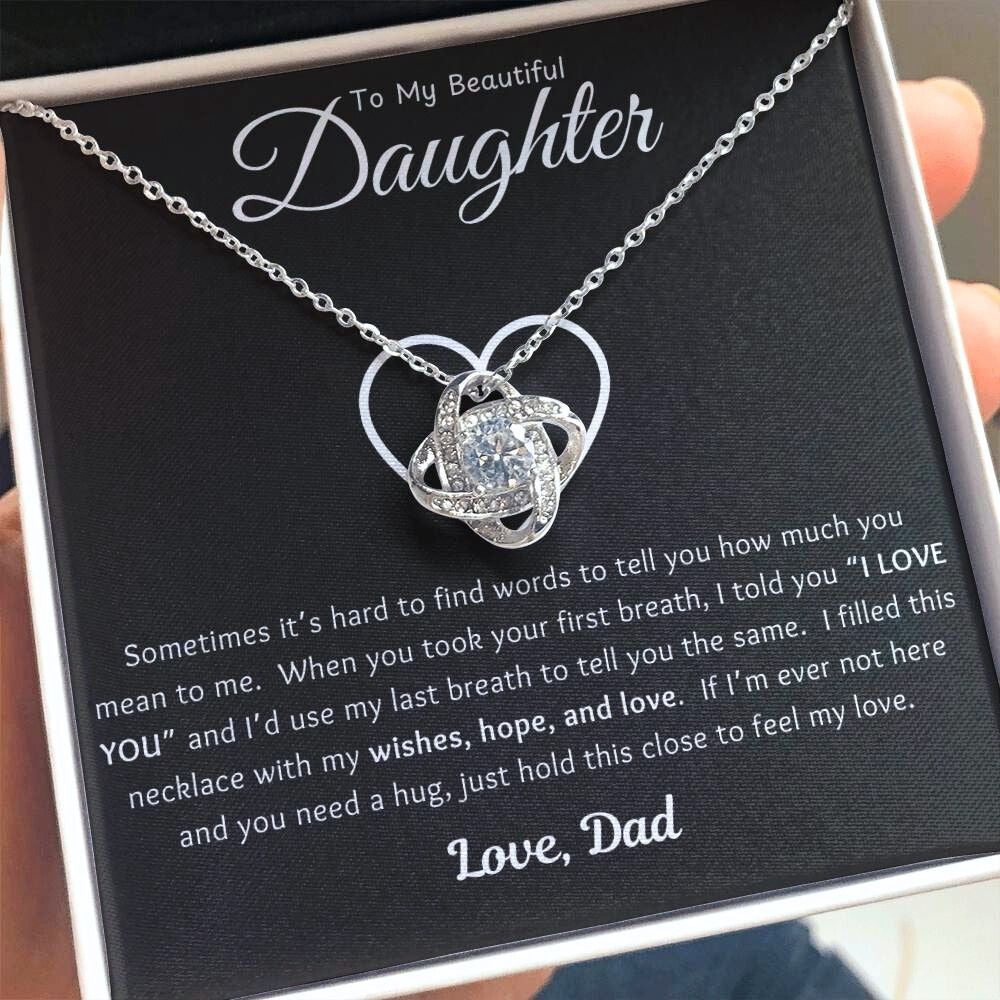 First Breath: Necklace Gift Set for Daughter