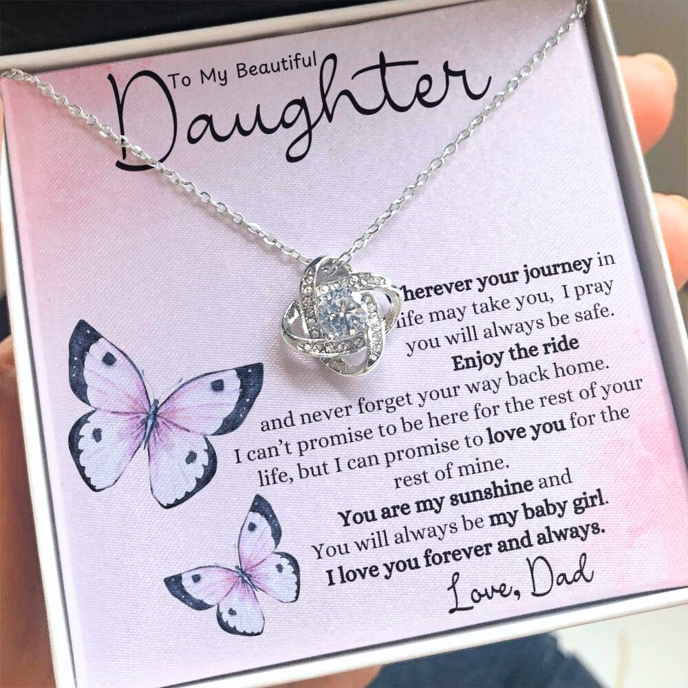 Sunshine Journey: Necklace Gift Set for Daughter