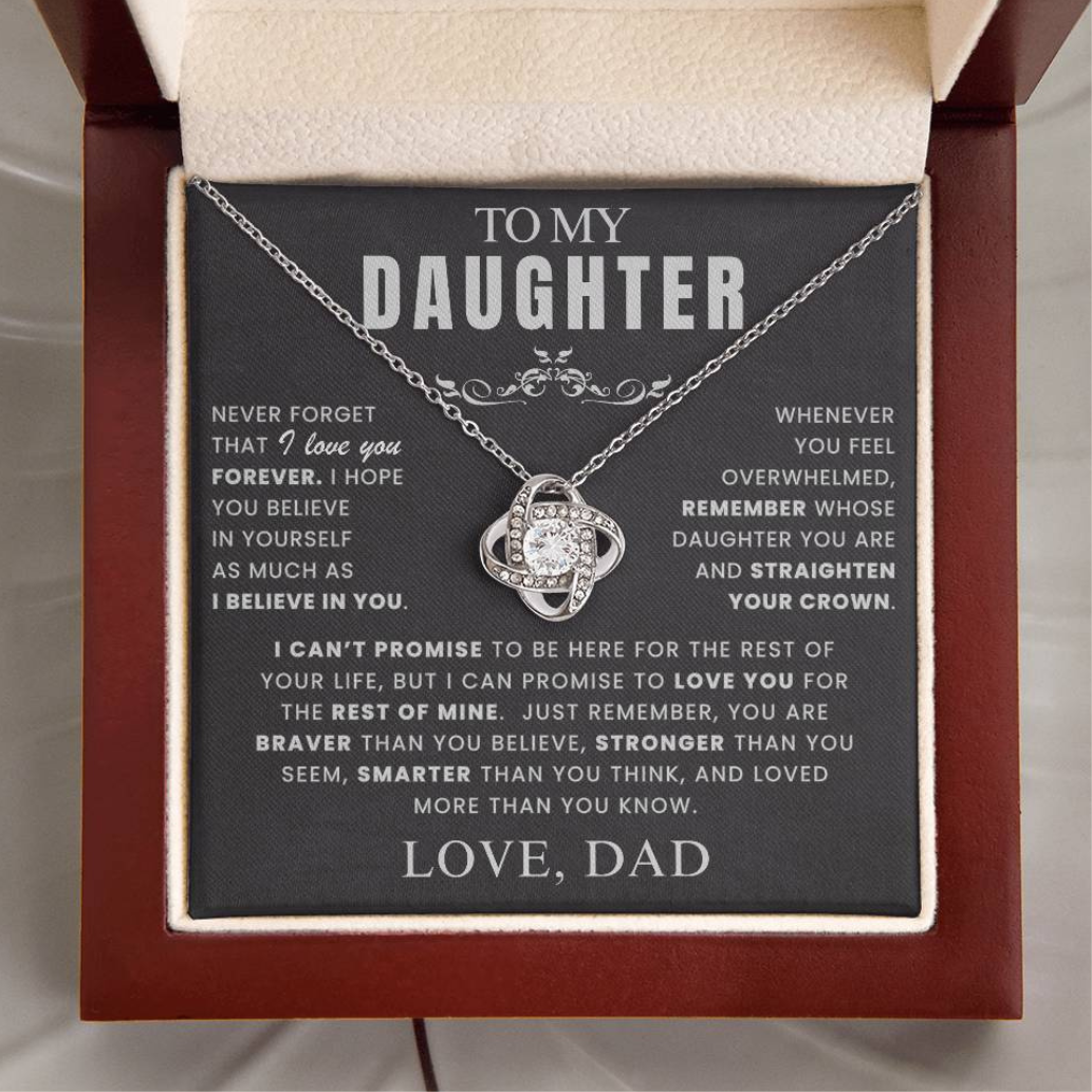 Believe and Blossom Daughter Necklace Gift Set