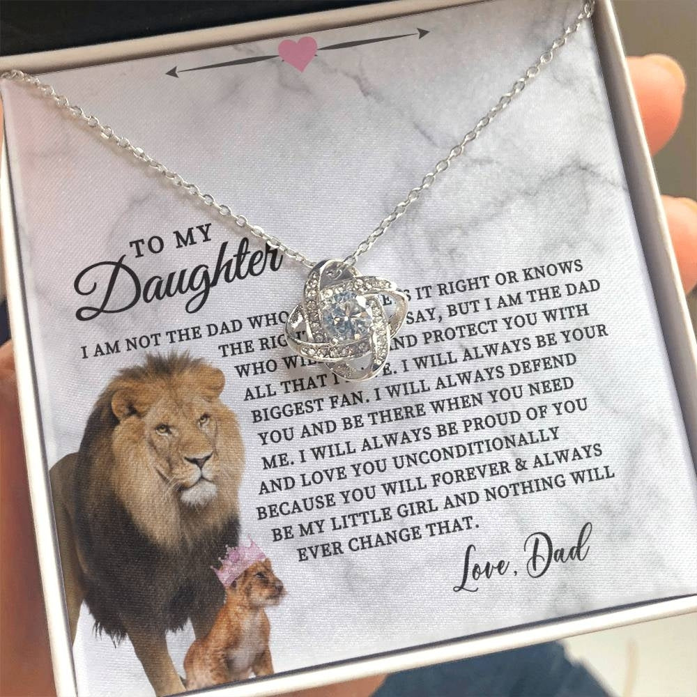 Lion's Pride: Necklace Gift Set for Daughter