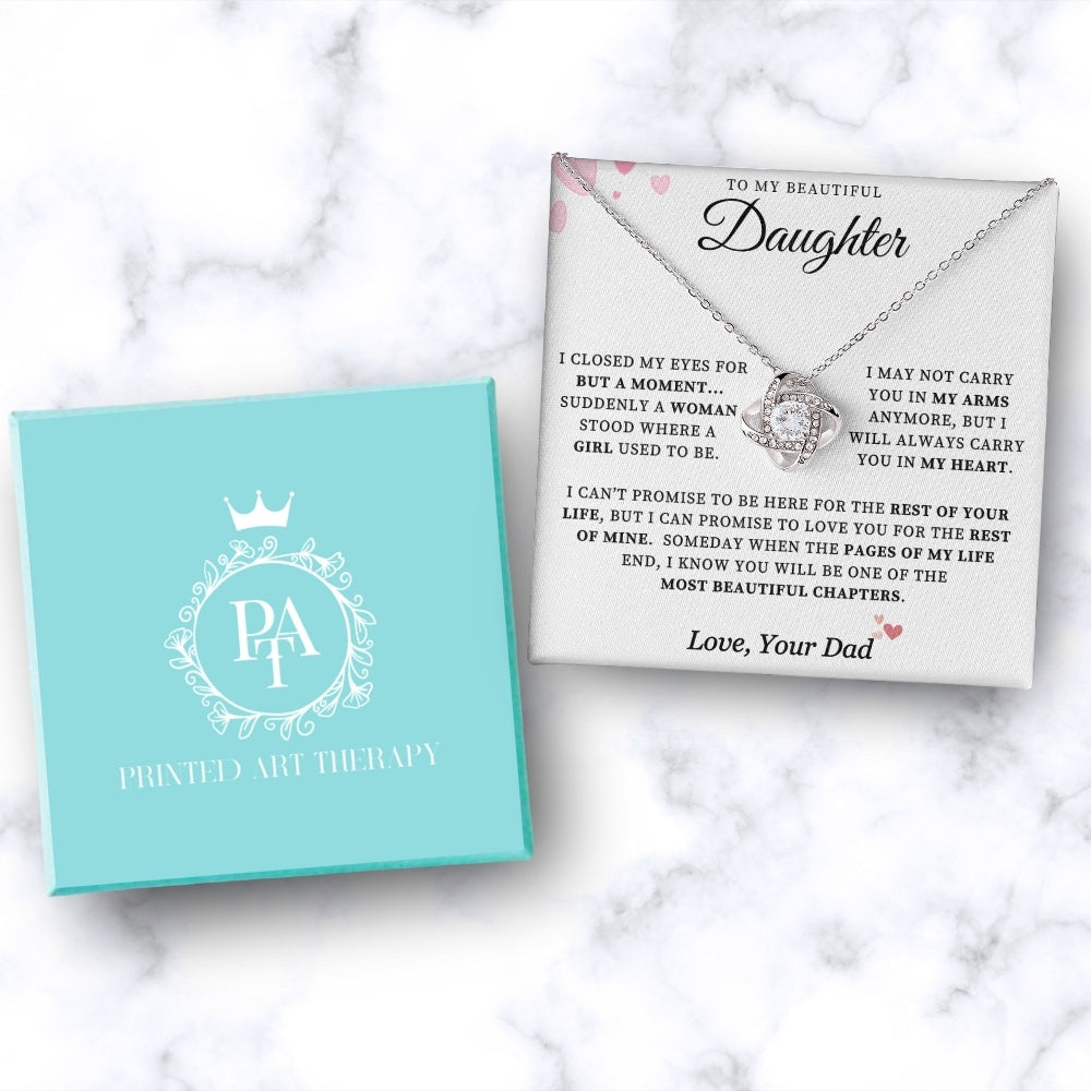 Beautiful Chapters: Necklace Gift Set for Daughter