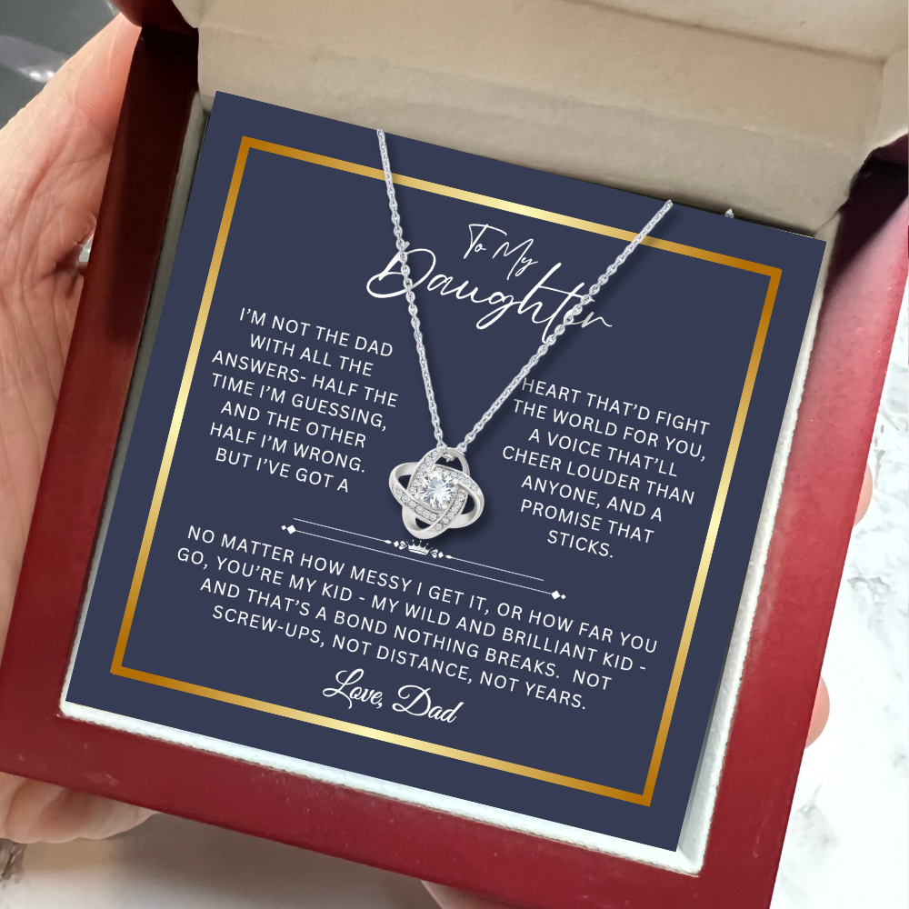 To My Daughter - Unbreakable Bond Necklace Gift Set - SS1040
