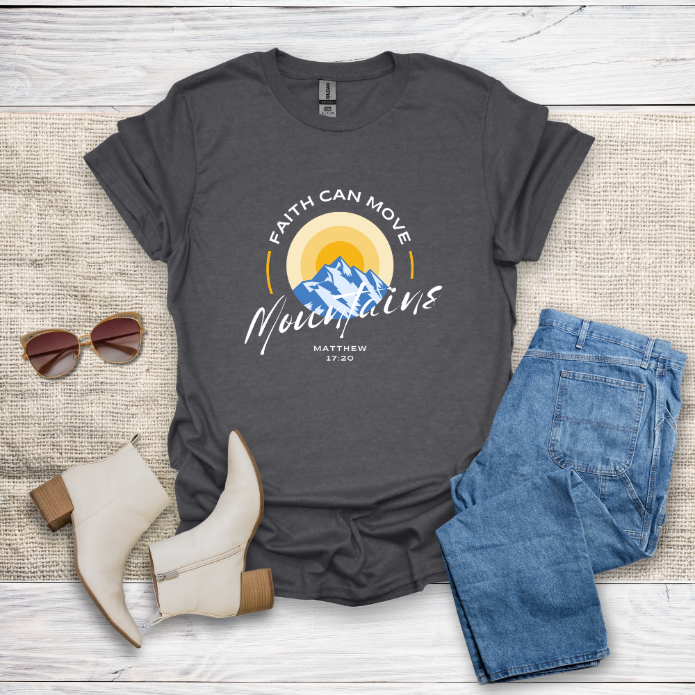 Faith Can Move Mountains Unisex Softstyle T-Shirt - SST305V1