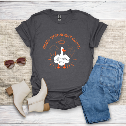 God's Strongest Goose Unisex Softstyle T-Shirt - SST303