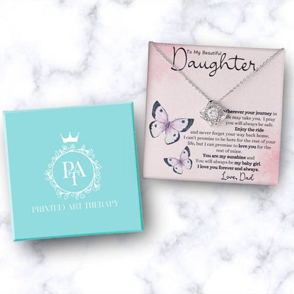Sunshine Journey: Necklace Gift Set for Daughter