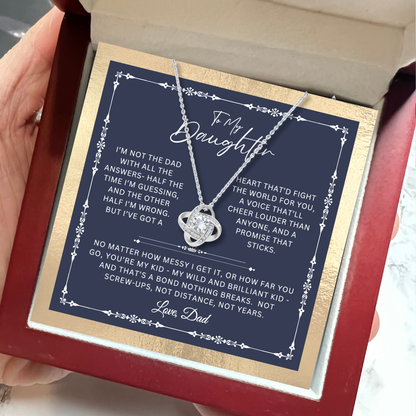 To My Daughter - Unbreakable Bond Necklace Gift Set - SS1050