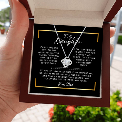 To My Daughter - Unbreakable Bond Necklace Gift Set - SS1020