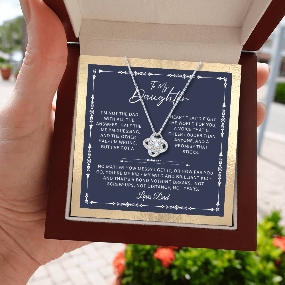 To My Daughter - Unbreakable Bond Necklace Gift Set - SS1050