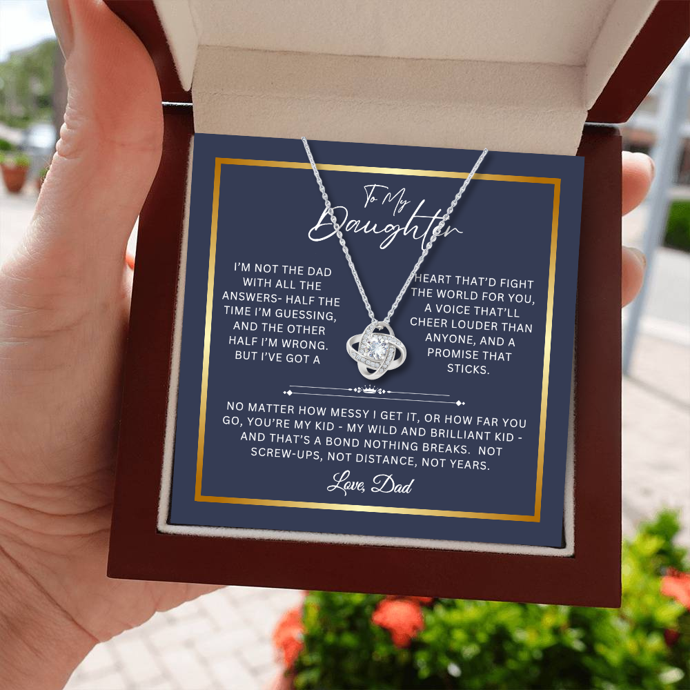 To My Daughter - Unbreakable Bond Necklace Gift Set - SS1040