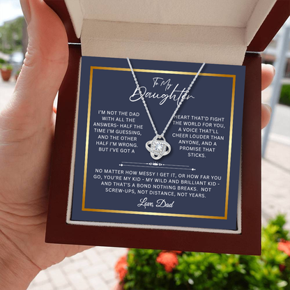 To My Daughter - Unbreakable Bond Necklace Gift Set - SS1040