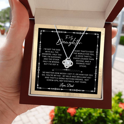 To My Daughter - Unbreakable Bond Necklace Gift Set - SS1060