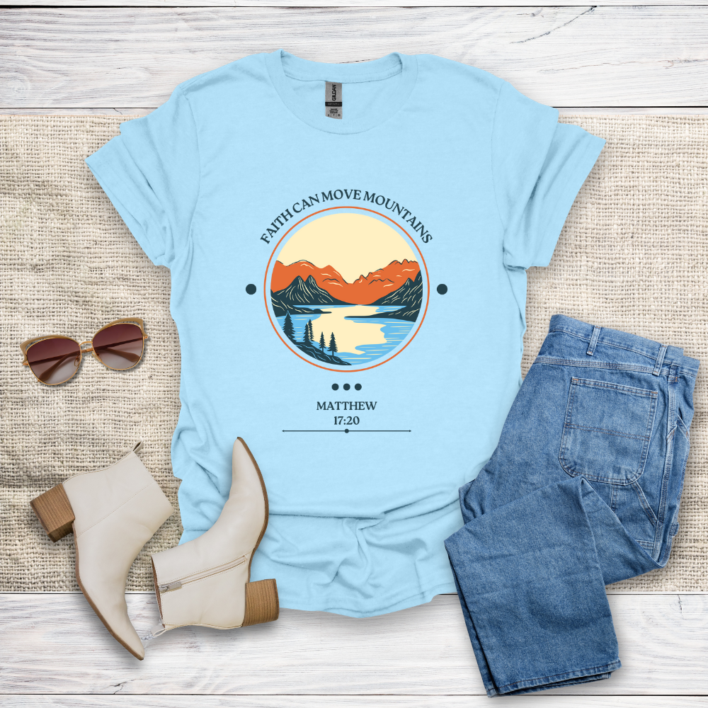 Faith Can Move Mountains Unisex Softstyle T-Shirt - SST305V2