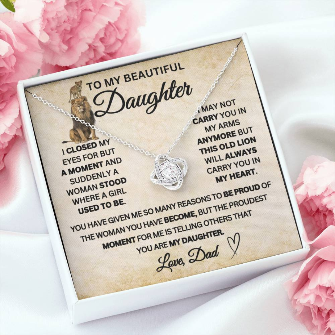 But A Moment Daughter Necklace Gift Set