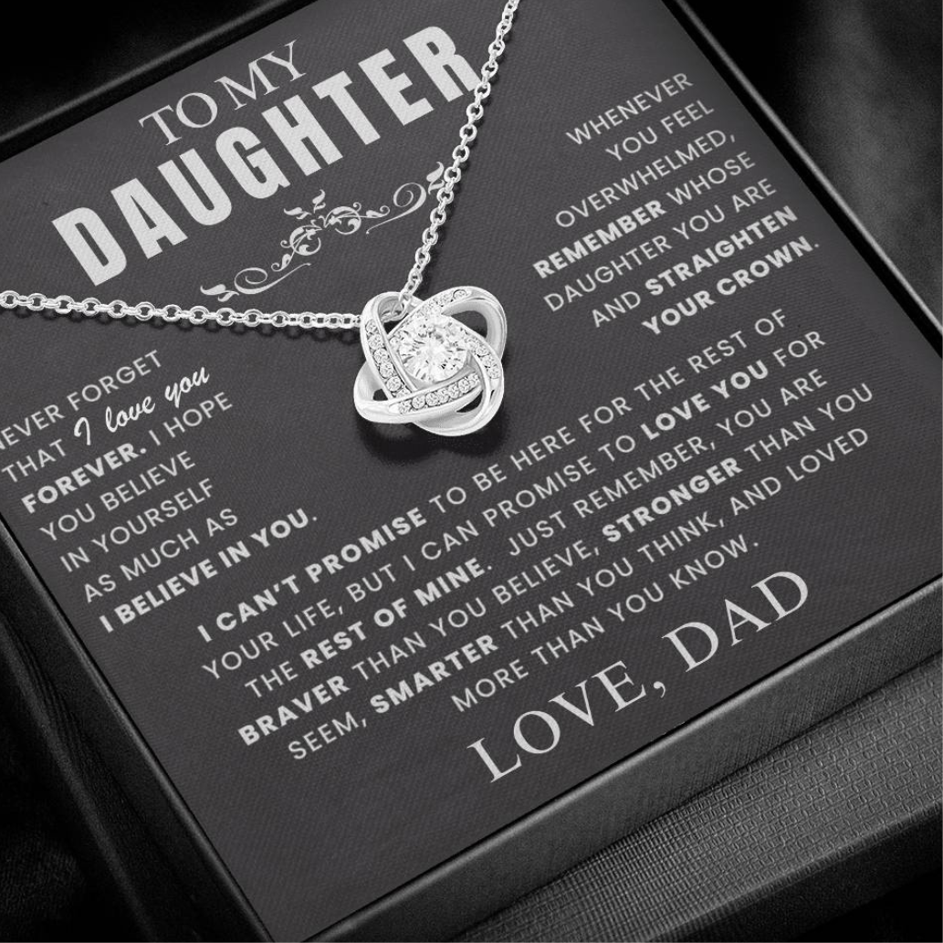 Believe and Blossom Daughter Necklace Gift Set