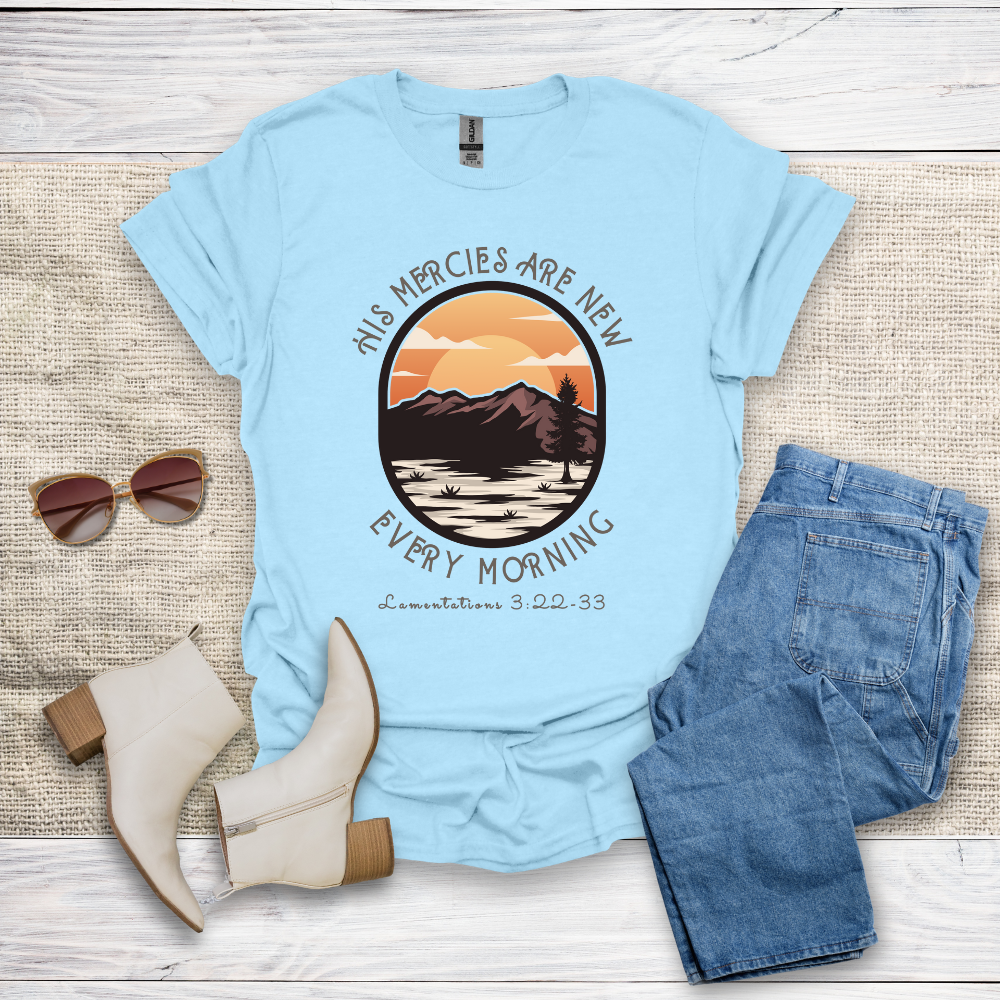 His Mercies Are New T-Shirt SST326V5