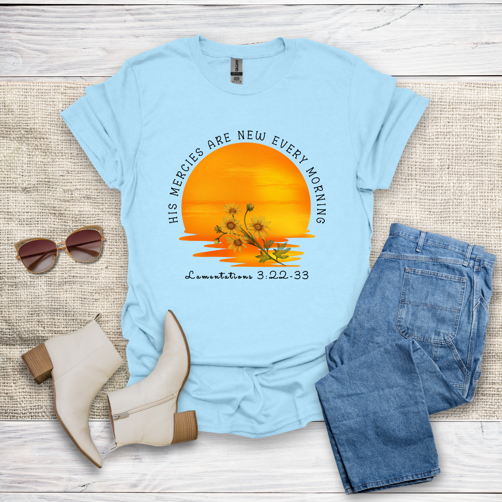 His Mercies Are New T-Shirt SST326V4