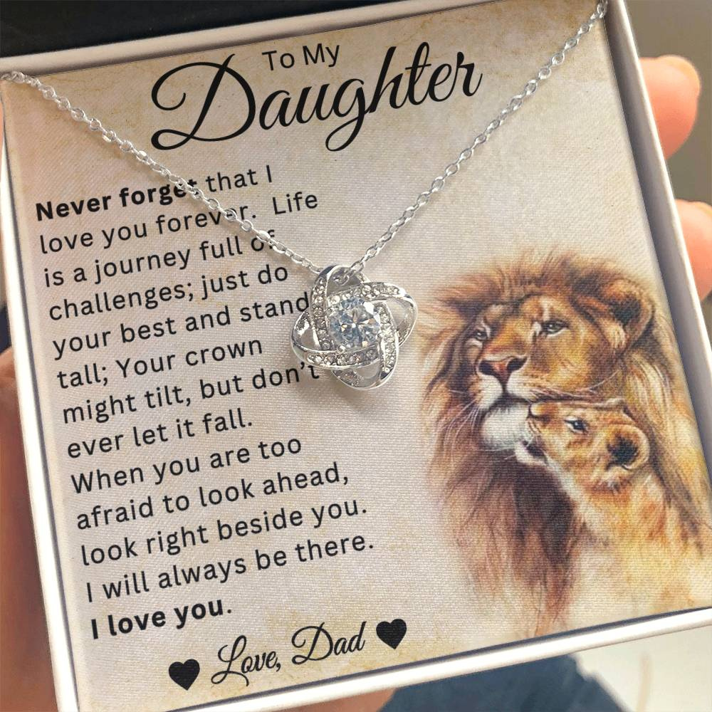 Life Is A Journey Necklace: Daughter Gift Set