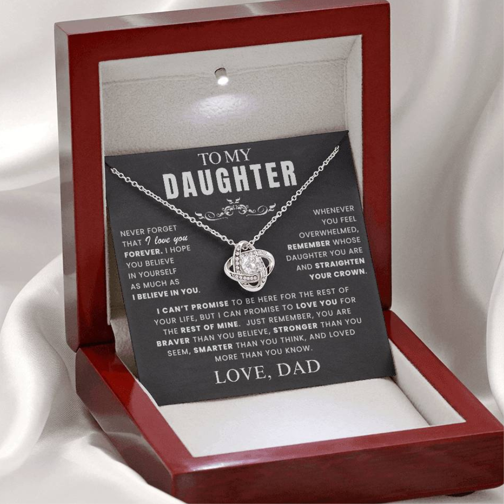 Believe and Blossom Daughter Necklace Gift Set