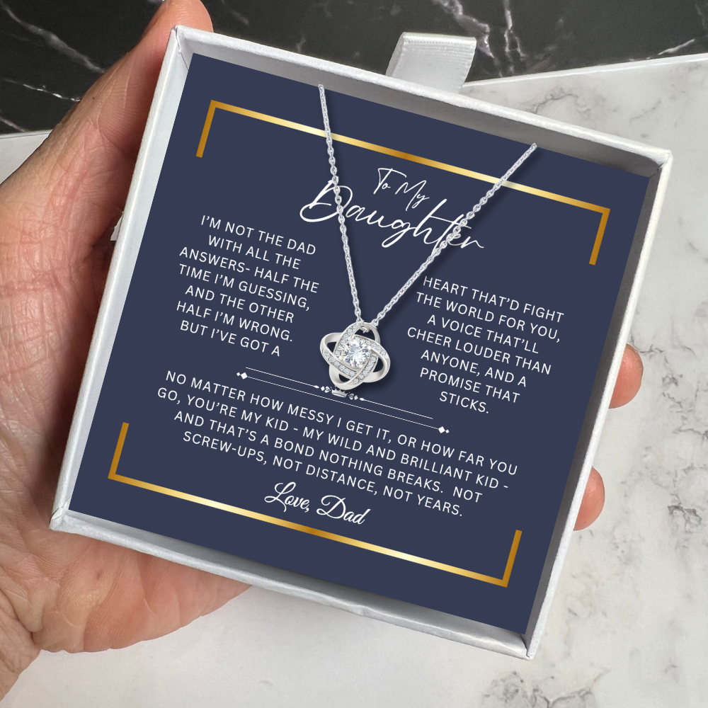 To My Daughter - Unbreakable Bond Necklace Gift Set - SS1010
