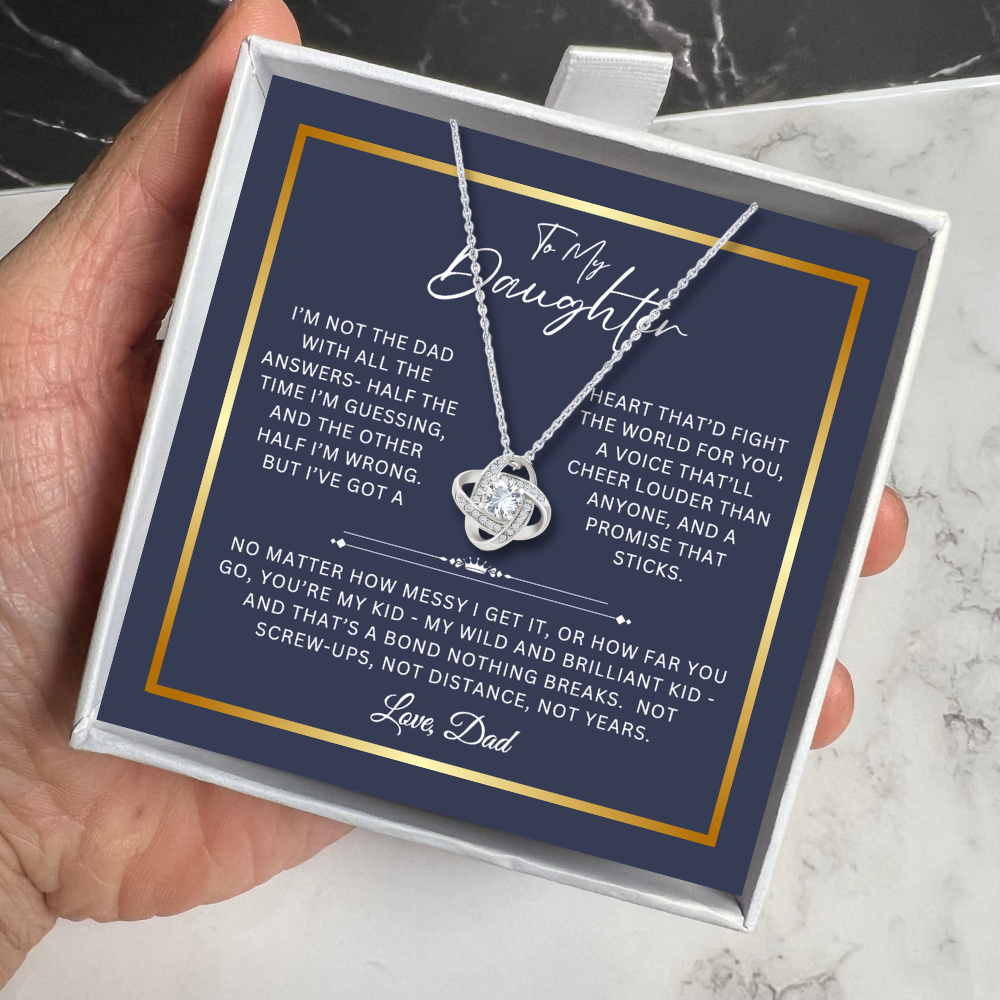 To My Daughter - Unbreakable Bond Necklace Gift Set - SS1040